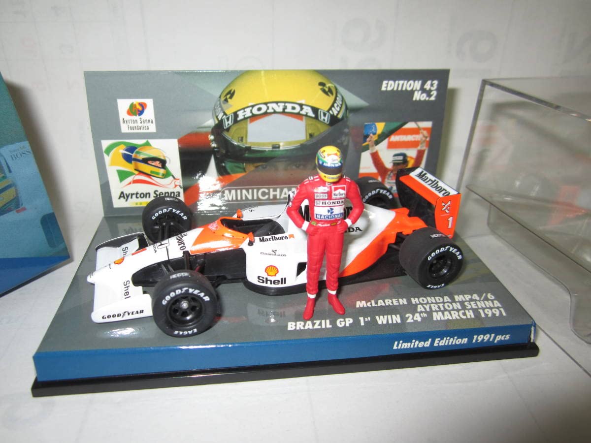 アイルトン・セナ】1/20マクラーレンホンダMP4/6 '91 ブラジルGP